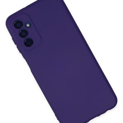 Samsung Galaxy M23 Nano içi Kadife Silikon Kılıf - Mor 2