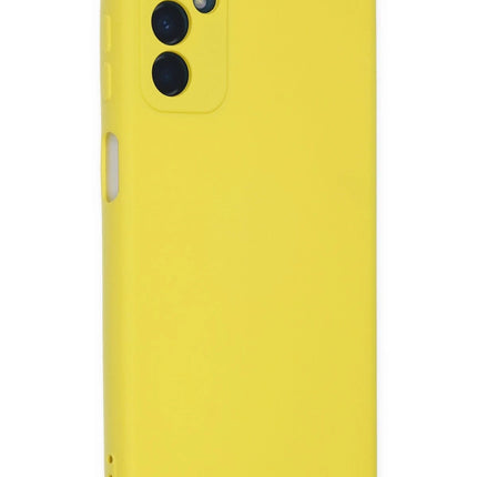 Samsung Galaxy M23 Nano içi Kadife Silikon Kılıf - Sarı 3