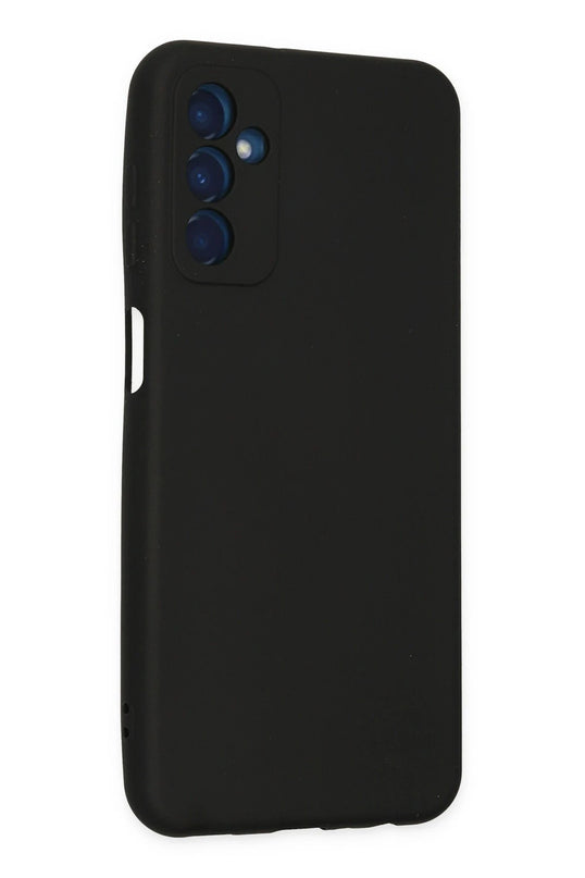 Samsung Galaxy M23 Nano içi Kadife Silikon Kılıf - Siyah 3