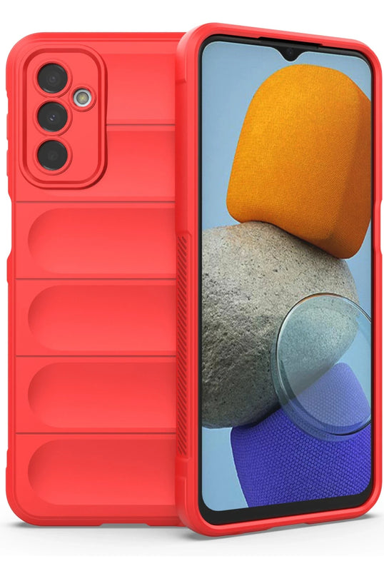 Samsung Galaxy M23 Optimum Silikon Kılıf - Kırmızı