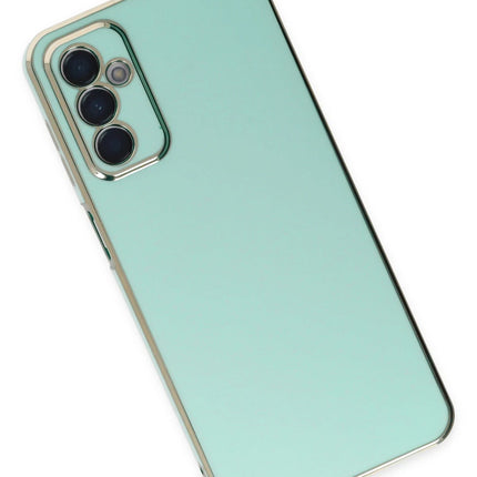 Samsung Galaxy M23 Volet Silikon Kılıf - Açık Yeşil 3