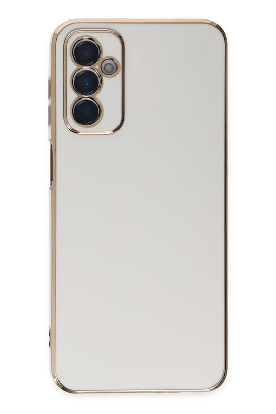 Samsung Galaxy M23 Volet Silikon Kılıf - Beyaz