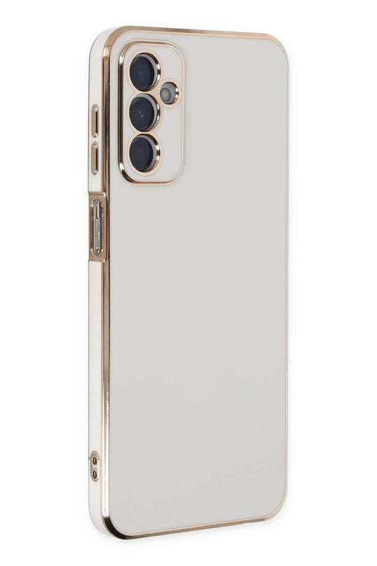 Samsung Galaxy M23 Volet Silikon Kılıf - Beyaz 2