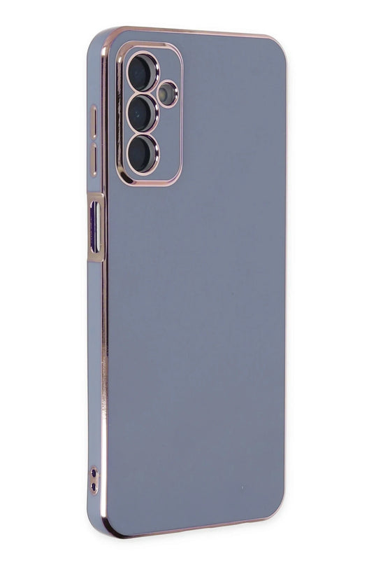 Samsung Galaxy M23 Volet Silikon Kılıf - Mavi 2