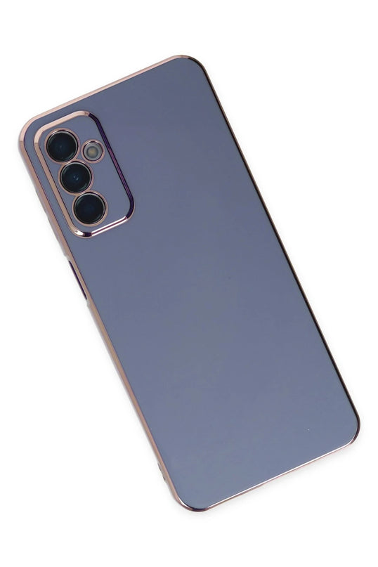 Samsung Galaxy M23 Volet Silikon Kılıf - Mavi 3