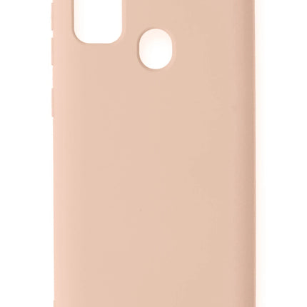 Samsung Galaxy M31 Nano içi Kadife Silikon Kılıf - Pudra 2