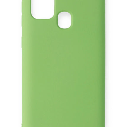 Samsung Galaxy M31 Nano içi Kadife Silikon Kılıf - Yeşil 2
