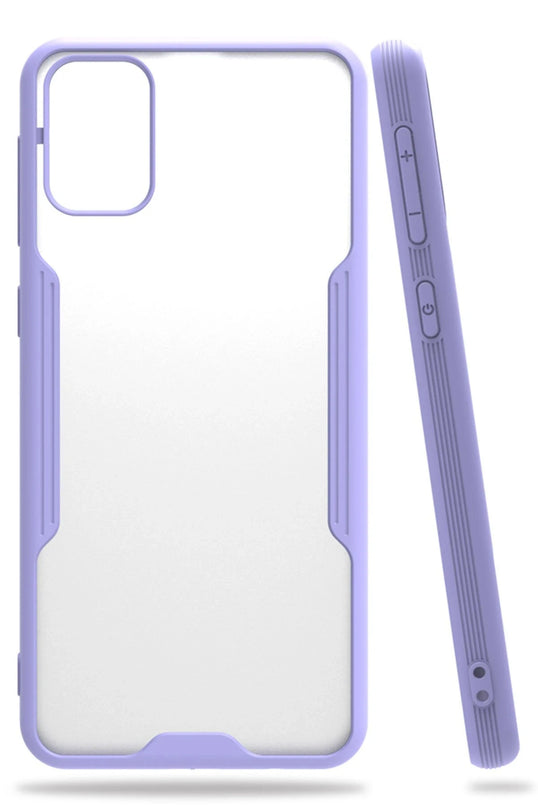 Samsung Galaxy M31 Platin Silikon Kılıf - Lila