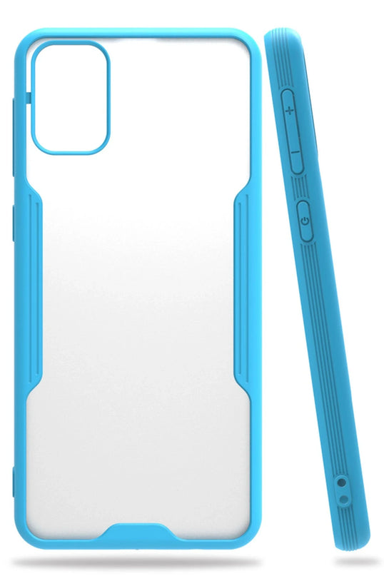 Samsung Galaxy M31 Platin Silikon Kılıf - Mavi