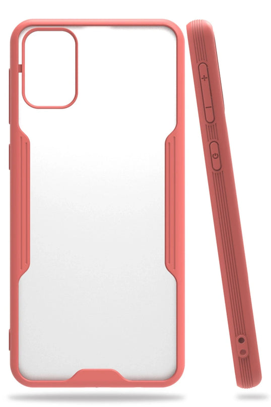 Samsung Galaxy M31 Platin Silikon Kılıf - Pembe