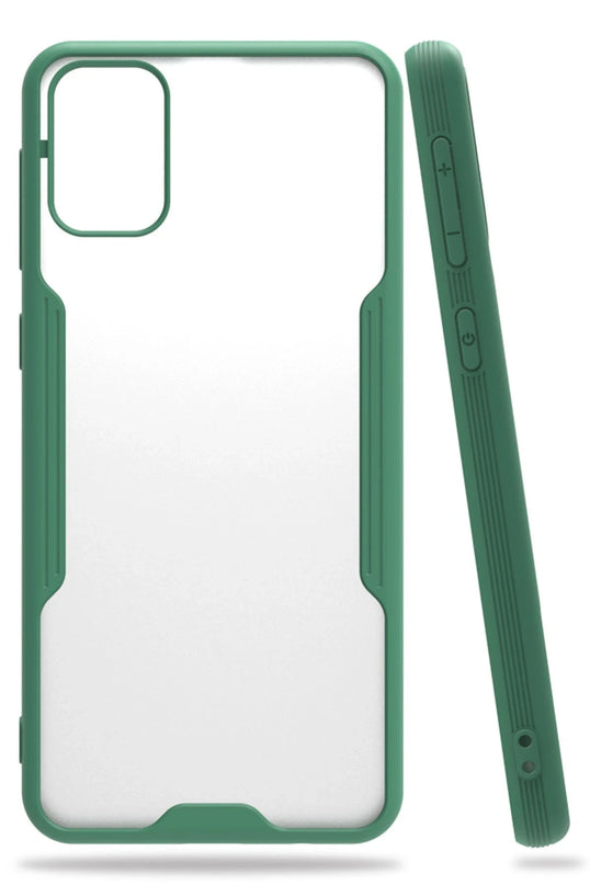 Samsung Galaxy M31 Platin Silikon Kılıf - Yeşil