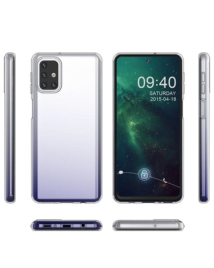 Samsung Galaxy M31S Lüx Şeffaf Silikon Kılıf 2