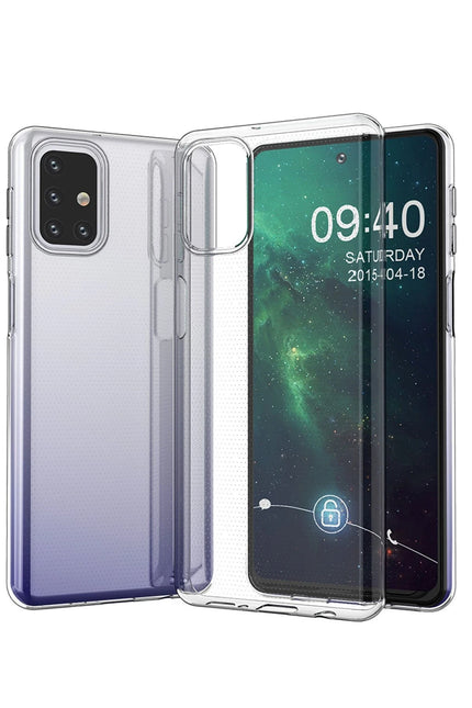 Samsung Galaxy M31S Lüx Şeffaf Silikon Kılıf