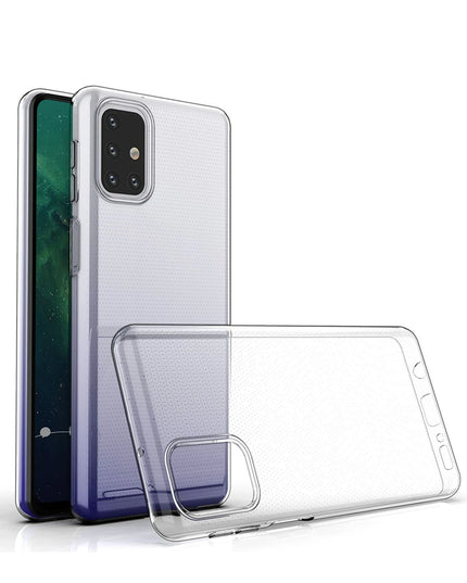 Samsung Galaxy M31S Lüx Şeffaf Silikon Kılıf 4