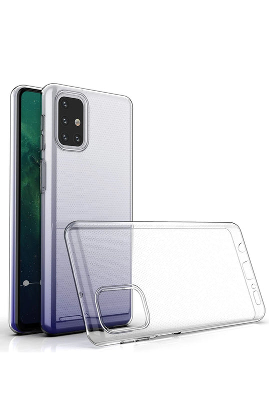 Samsung Galaxy M31S Lüx Şeffaf Silikon Kılıf 4