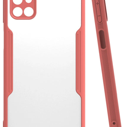 Samsung Galaxy M31S Platin Silikon Kılıf - Pembe