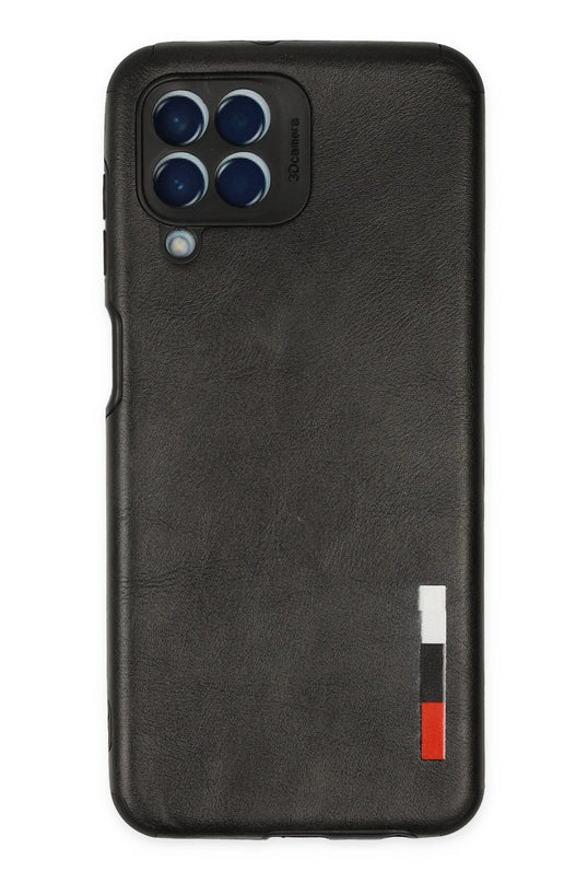 Samsung Galaxy M33 Loop Deri Silikon Kılıf - Siyah