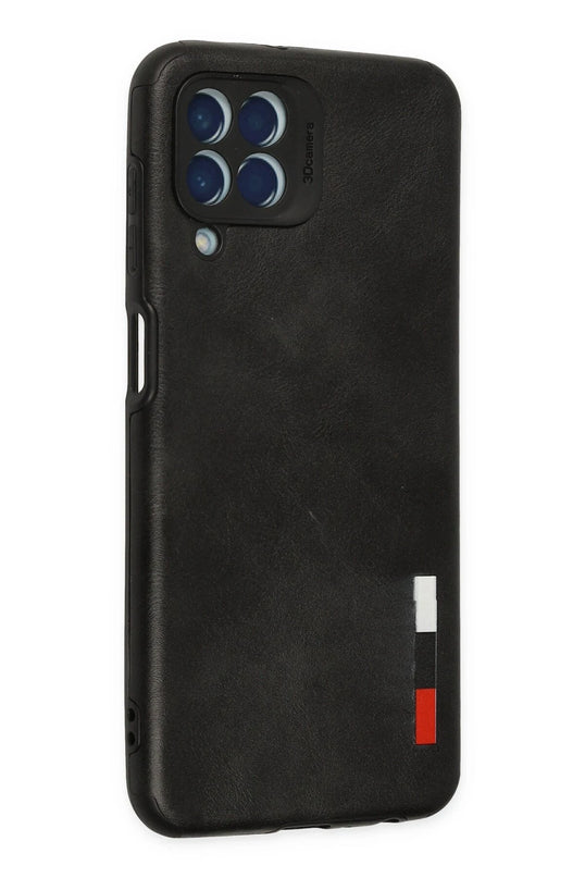 Samsung Galaxy M33 Loop Deri Silikon Kılıf - Siyah 3