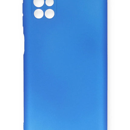 Samsung Galaxy M51 First Silikon Kılıf - Mavi