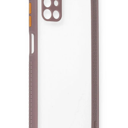 Samsung Galaxy M51 Miami Şeffaf Silikon Kılıf - Açık Mor