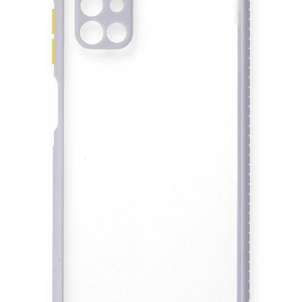 Samsung Galaxy M51 Miami Şeffaf Silikon Kılıf - Lila 2