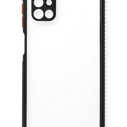 Samsung Galaxy M51 Miami Şeffaf Silikon Kılıf - Siyah 2