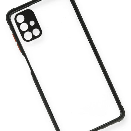 Samsung Galaxy M51 Miami Şeffaf Silikon Kılıf - Siyah 3