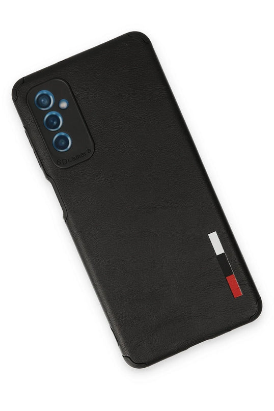 Samsung Galaxy M52 5G Loop Deri Silikon Kılıf - Siyah 3