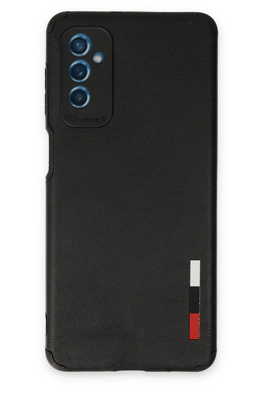 Samsung Galaxy M52 5G Loop Deri Silikon Kılıf - Siyah