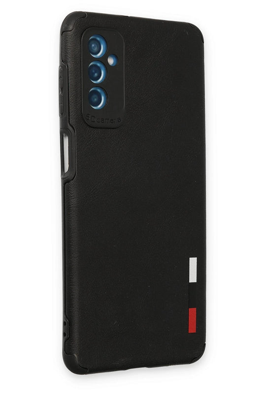 Samsung Galaxy M52 5G Loop Deri Silikon Kılıf - Siyah 2