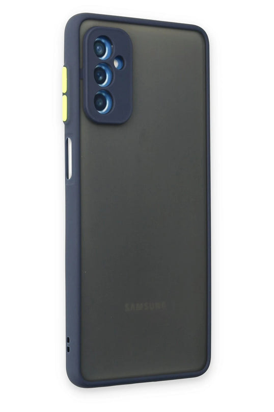 Samsung Galaxy M52 5G Montreal Silikon Kapak Kılıf - Lacivert 2