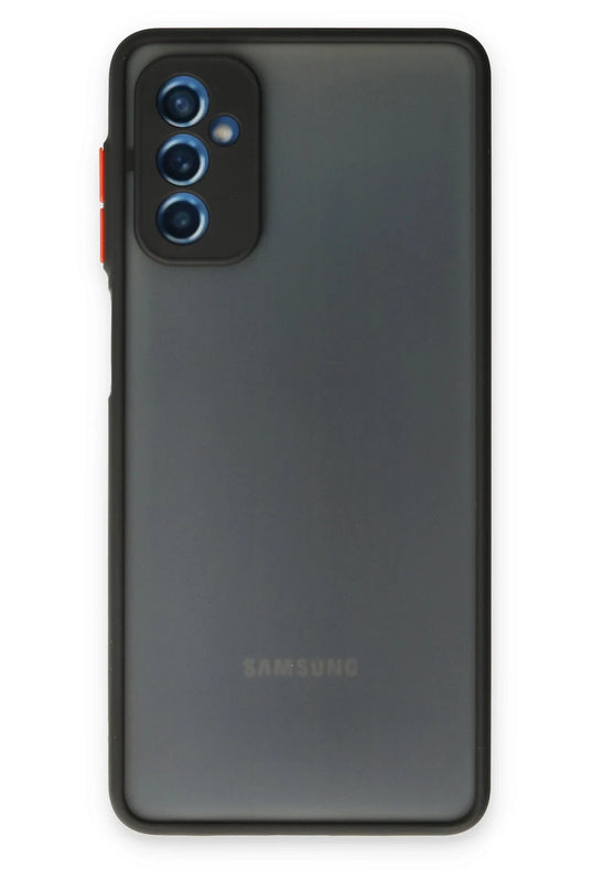 Samsung Galaxy M52 5G Montreal Silikon Kapak Kılıf - Siyah