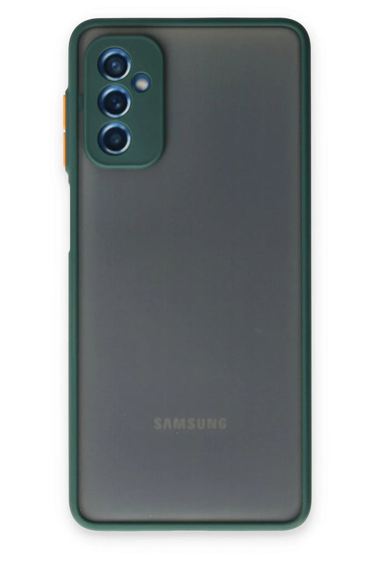 Samsung Galaxy M52 5G Montreal Silikon Kapak Kılıf - Yeşil