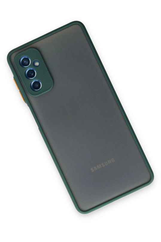 Samsung Galaxy M52 5G Montreal Silikon Kapak Kılıf - Yeşil 3
