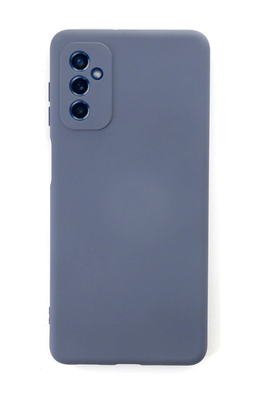 Samsung Galaxy M52 5G Nano içi Kadife Silikon Kılıf - Gri