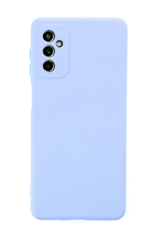 Samsung Galaxy M52 5G Nano içi Kadife Silikon Kılıf - Lila