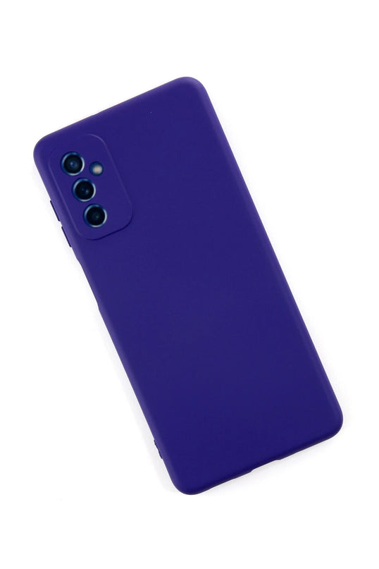 Samsung Galaxy M52 5G Nano içi Kadife Silikon Kılıf - Mor 2