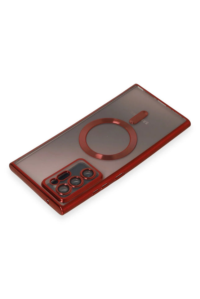 Samsung Galaxy Note 20 Ultra Kross Magneticsafe Kapak Kılıf - Kırmızı 3