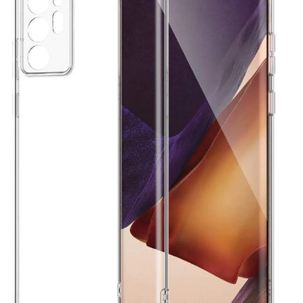 Samsung Galaxy Note 20 Ultra Lüx Şeffaf Silikon Kılıf 2