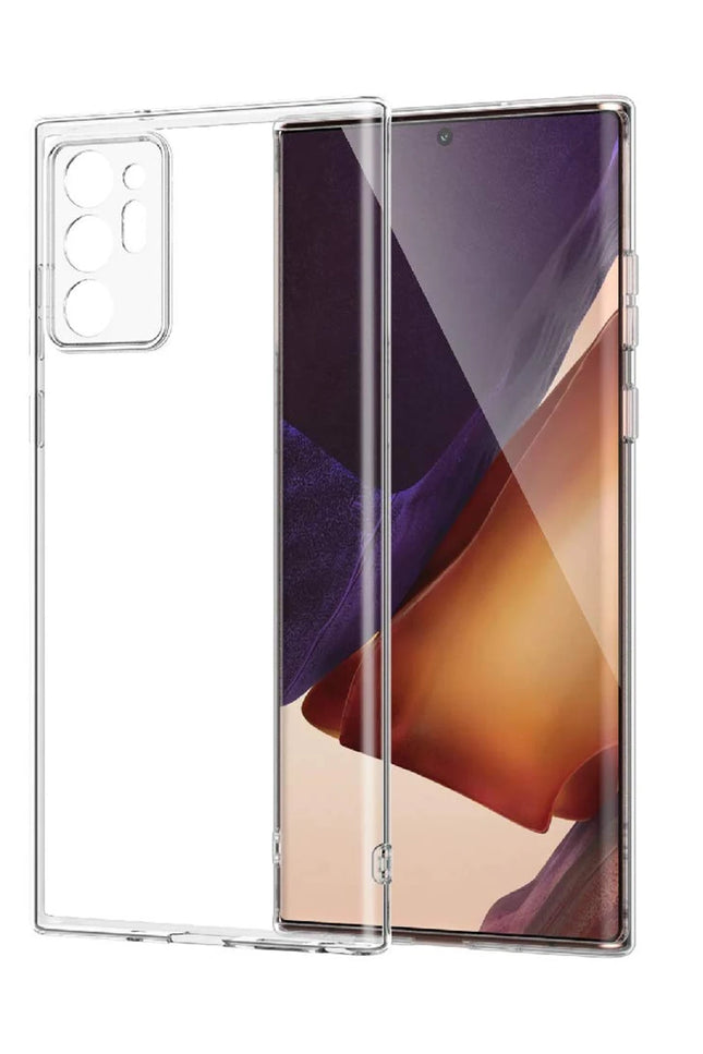 Samsung Galaxy Note 20 Ultra Lüx Şeffaf Silikon Kılıf 2