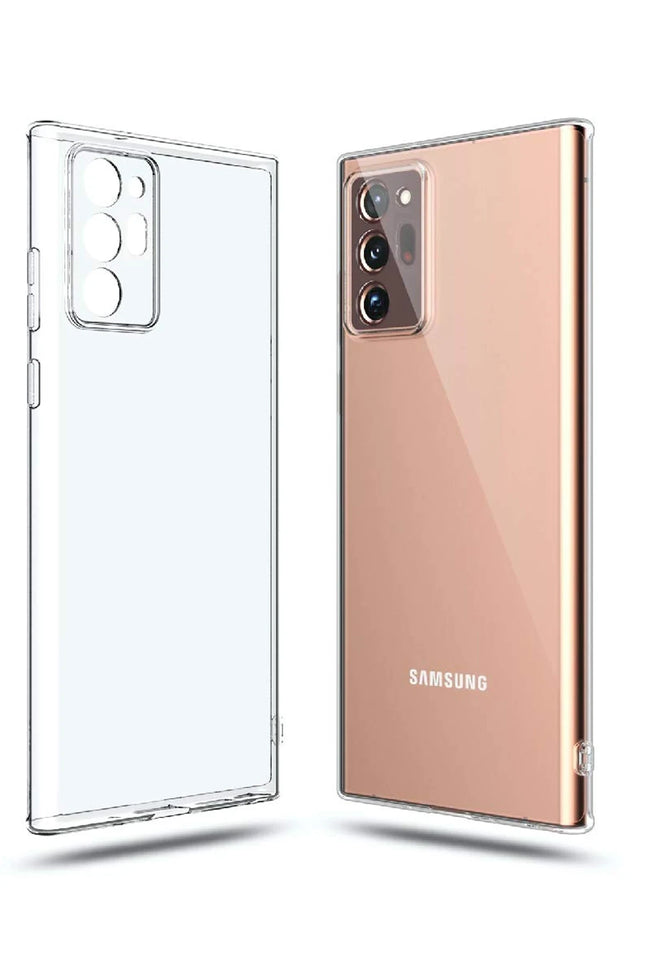 Samsung Galaxy Note 20 Ultra Lüx Şeffaf Silikon Kılıf 3