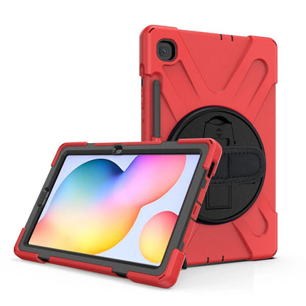 Samsung Galaxy P610 Tab S6 Lite 10.4 Amazing Tablet Kapak Kılıf - Kırmızı 4