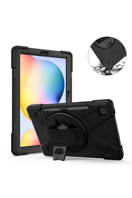 Samsung Galaxy P610 Tab S6 Lite 10.4 Amazing Tablet Kapak Kılıf - Siyah