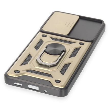 Samsung Galaxy S20 FE Pars Lens Yüzüklü Silikon Kılıf - Gold 5
