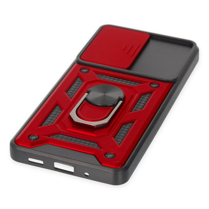 Samsung Galaxy S20 FE Pars Lens Yüzüklü Silikon Kılıf - Kırmızı 5