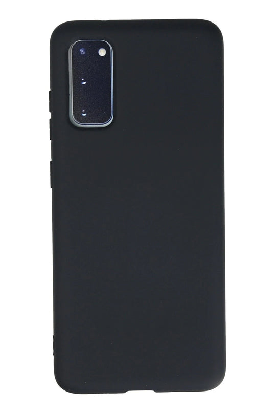 Samsung Galaxy S20 Nano içi Kadife Silikon Kılıf - Lacivert