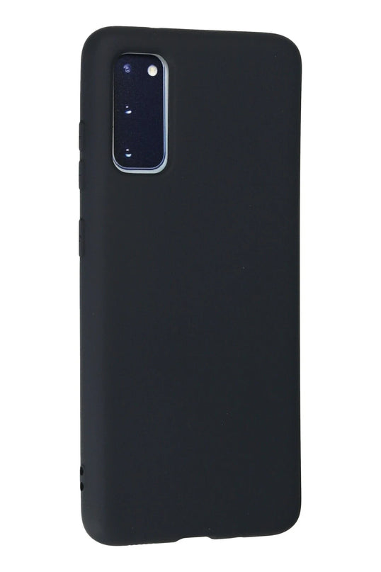 Samsung Galaxy S20 Nano içi Kadife Silikon Kılıf - Lacivert 3
