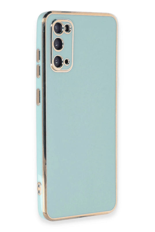 Samsung Galaxy S20 Volet Silikon Kılıf - Açık Yeşil 2