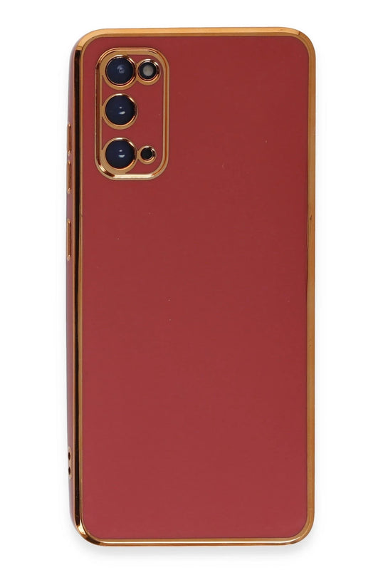 Samsung Galaxy S20 Volet Silikon Kılıf - Kırmızı