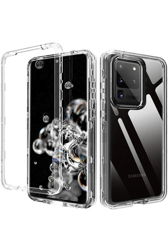 Samsung Galaxy S20 Plus Lüx Şeffaf Silikon Kılıf 2